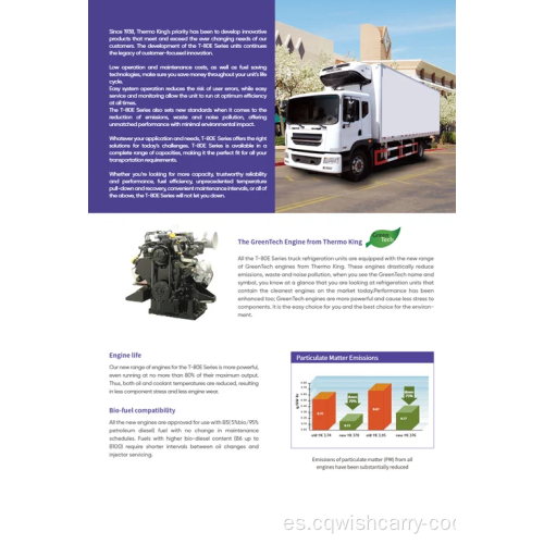 Thermo King Unidad de refrigeración T-780E T-880E T-1080E T-1280E para el sistema de enfriamiento